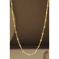 18K Gold Filled Station Necklace