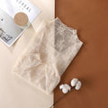 Floral Lace Sheer Mesh Layering see through Top: Beige