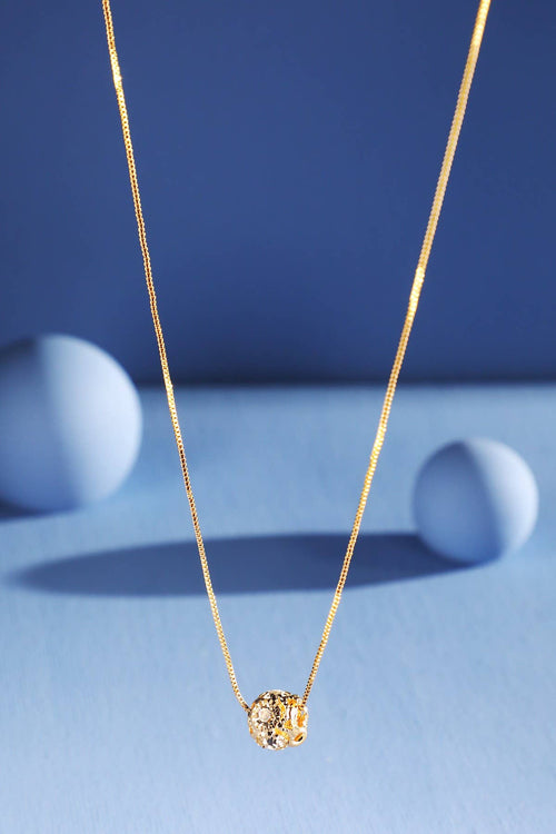 18K Gold Filled Palma Chain Necklace with Pendant: GOLD(GD)