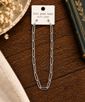 Silver chain for layering