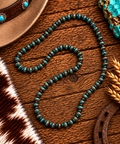 Cat eye turquoise & copper beads