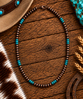 Copper & Turquoise beadwork