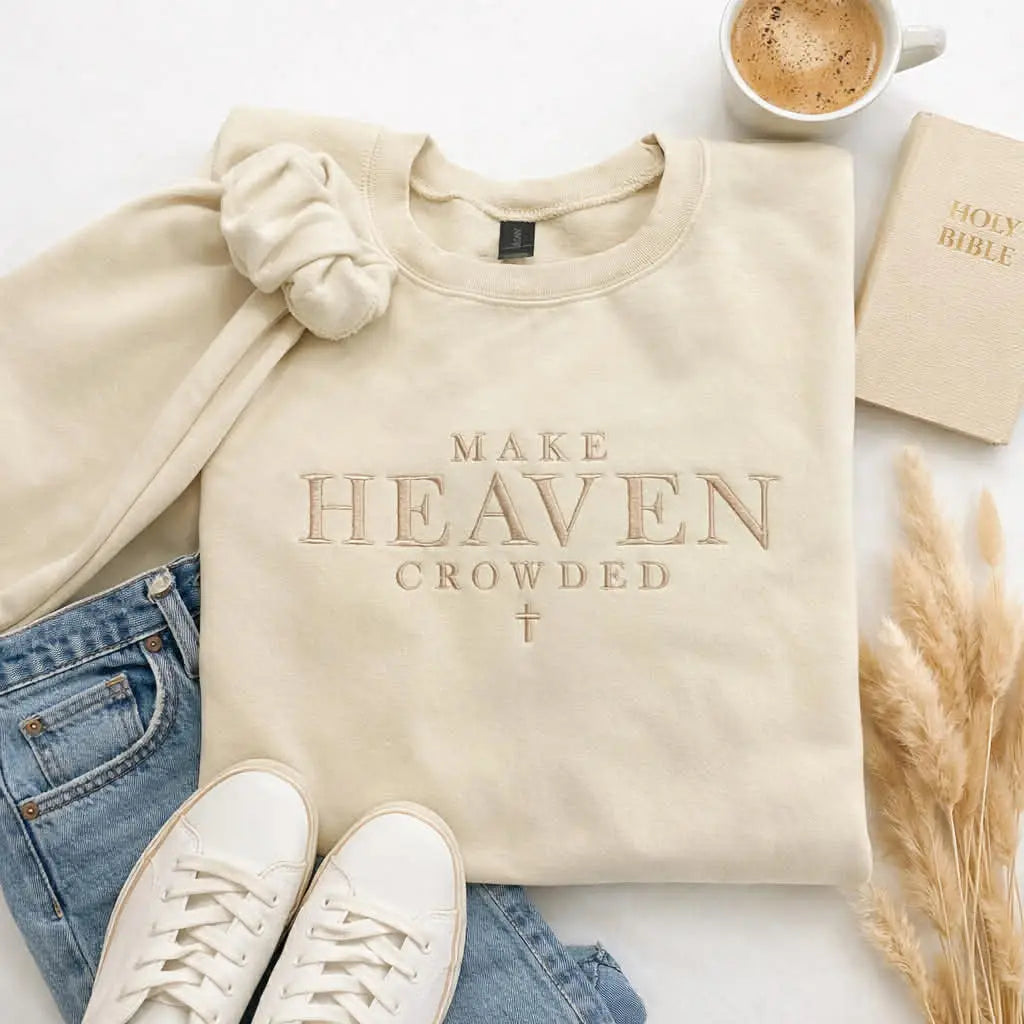 Embroidered Make Heaven Crowded Sweatshirt