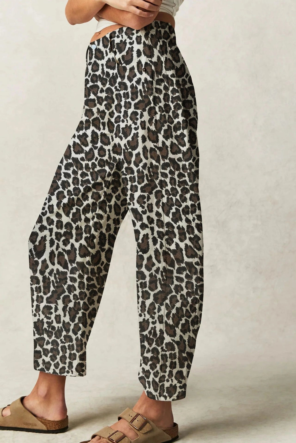 Leopard Print Jeans