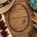 Navajo style bead -  in copper color