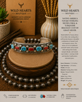 Beautiful Turquoise & Coral cuff bracelet