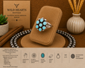 Turquoise cluster ring