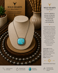 Turquoise statement necklace