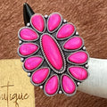 Western Pink Cuff Ring