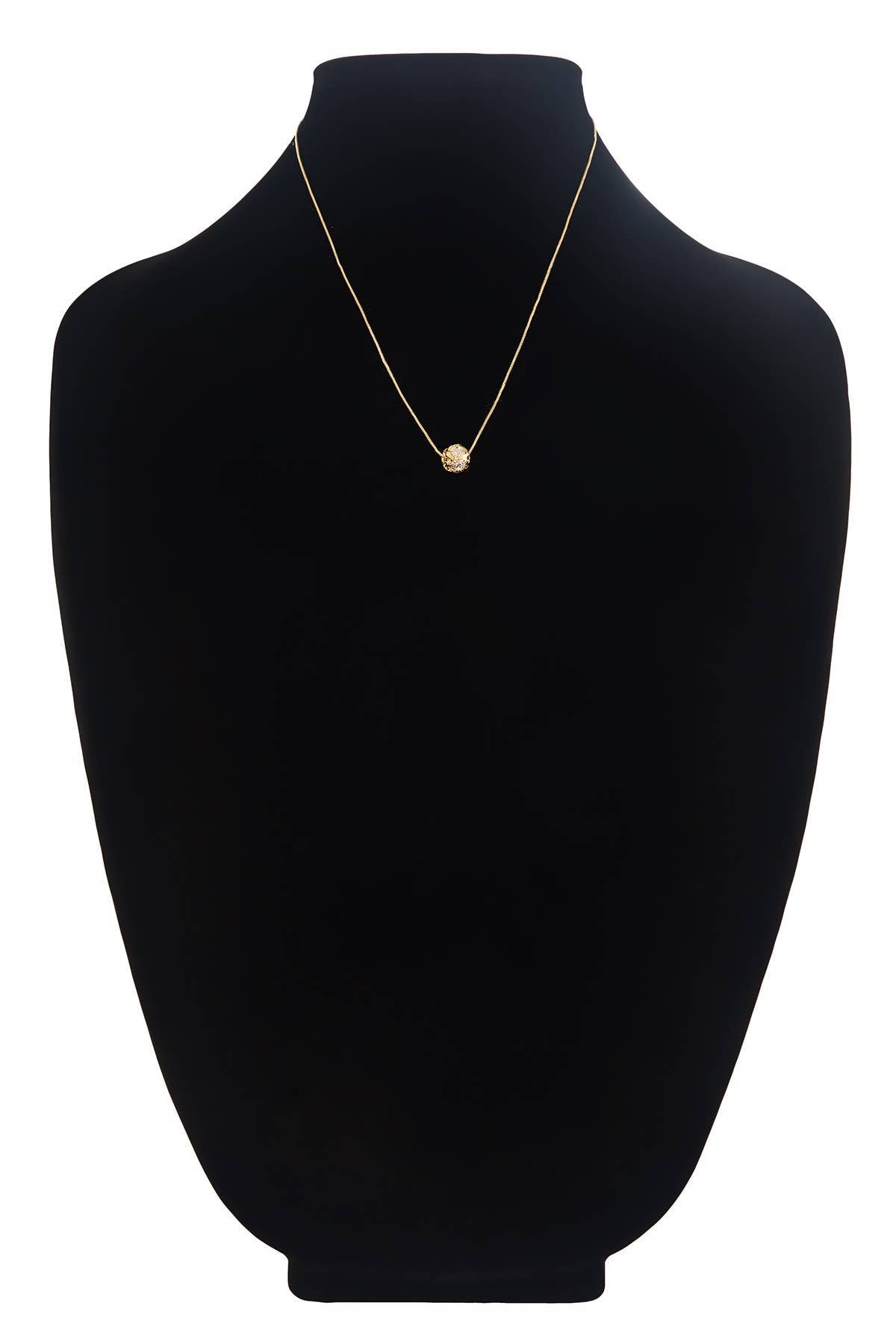 18K Gold Filled Palma Chain Necklace with Pendant: GOLD(GD)