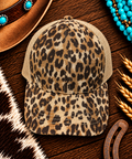 Animal print with tan -ball cap