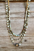 Justina Necklace: Imperial Jasper