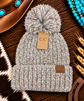 gray cc beanie