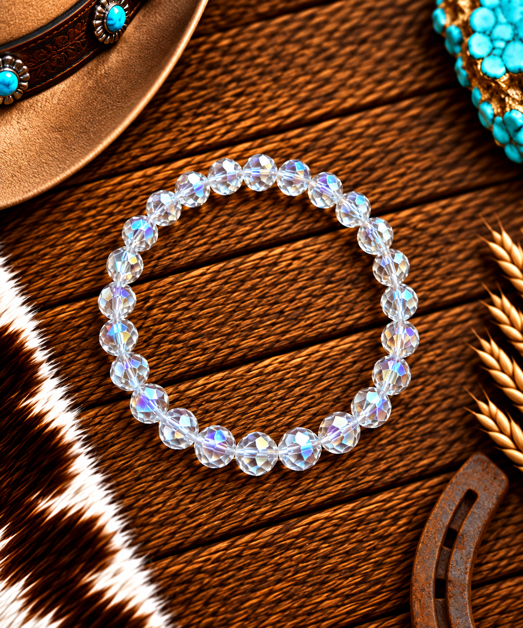 Layering stretch beaded bracelets many colors