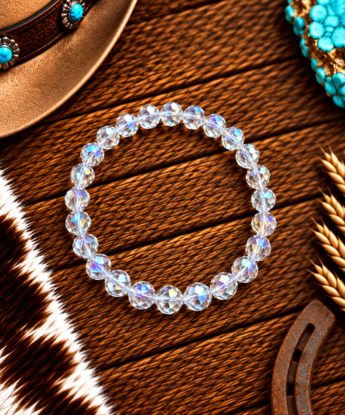 Layering stretch beaded bracelets many colors